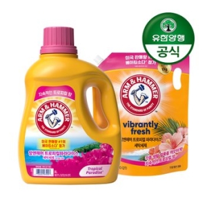 암앤해머 세탁세제 트로피컬 파라다이스 3L + 리필1.8L