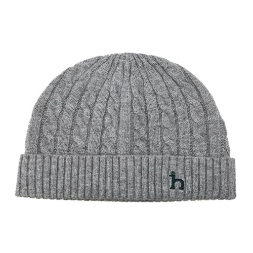 헤지스 남성 그레이 케이블 비니_HZHE4F900G1