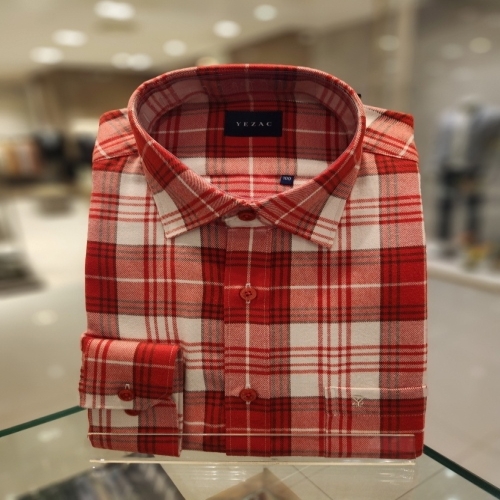 예작 일반핏 빅체크 기모 긴팔셔츠_YJ4FBA180RE