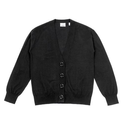 버버리 도녹 DORNOCH 엘보 패치 울 가디건 8091030