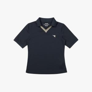 디아도라 코모도 PK 반팔 티셔츠 우먼 NAVY D4222TTS42NVD 529414