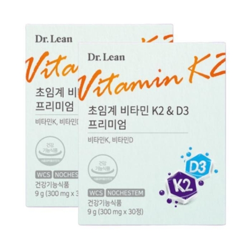 닥터린 초임계 비타민K2 D3 프리미엄 300mg 30정