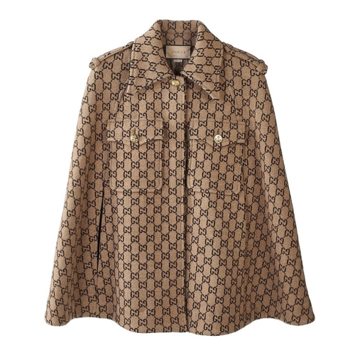 구찌 라벨루쏘 여성 GG 울 케이프 610488 XKA5U 9751