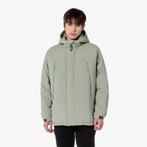 라코스테 남성 롱기장 패딩 후드 점퍼_BH857E-54N