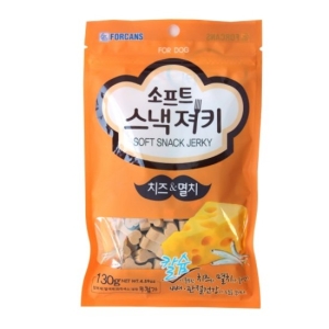  포켄스 소프트 스낵 치즈&멸치 져키 130g [1개]