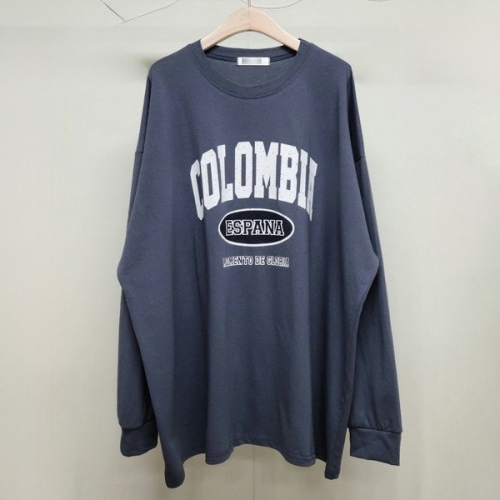 아이우먼 에스파로고오버핏긴팔티 NSS595M408 빅사이즈