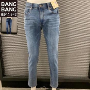 뱅뱅 HC04 봄남성인밴드 테이퍼드핏 스판청바지 여름 얇고 편한 청바지 NQK264 S12825783