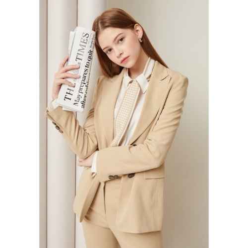 제이제이 지고트 플랩 포켓 슬림핏 울 재킷 GMAA0JK11