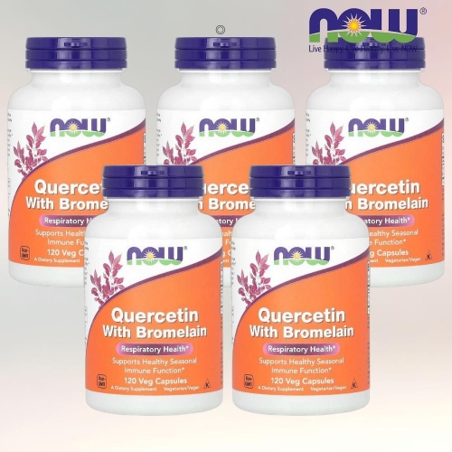 나우푸드 퀘르세틴 위드 브로멜라인 120캡슐