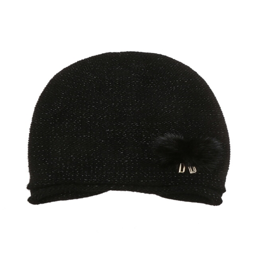 닥스 여성 퍼장식 울혼방 비니_DLHE4D909N2