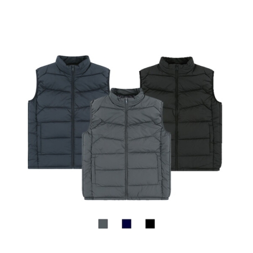 파라고나 남성 데일리 웰론 경량 패딩 조끼 색상D24V401_블랙 / 사이즈M 상세 설명 참조