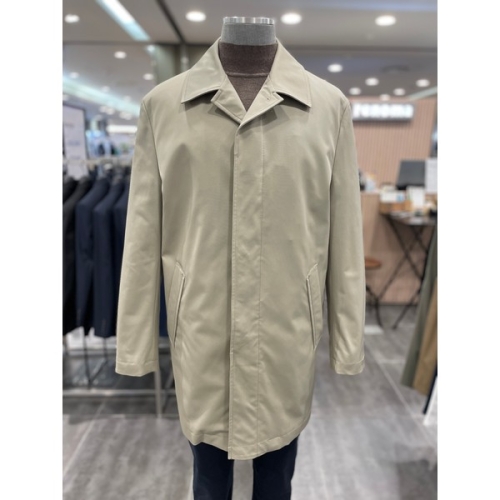 레노마 남성 베이지 안감 탈부착 하프 맥코트 RQKPBH01A