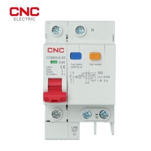 CNC  YCB6HLE-63 잔여 전류 회로 차단기 과전류 보호 기능 RCBO 메인 스위치 1P N 16A 40A 30mA