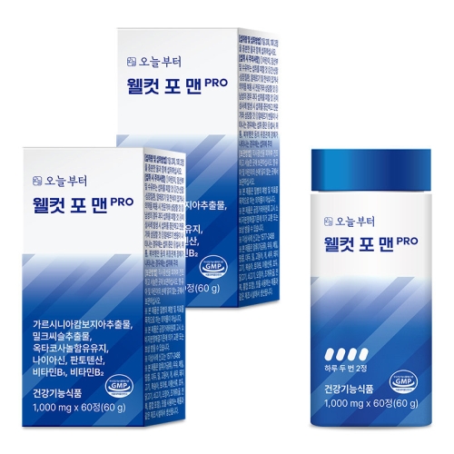 동서바이오팜 오늘부터 웰컷 포 맨 PRO 1000mg 60정