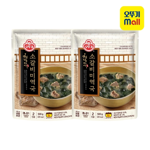 오뚜기  청담미역 소갈비 미역국 500g