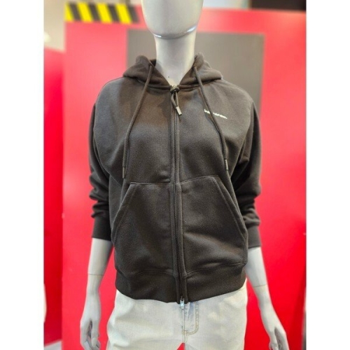 인터크루 면혼방 편안하고 실용적인 시그니처 로고 투웨이 집업 후드 SWITY3DH31GBK