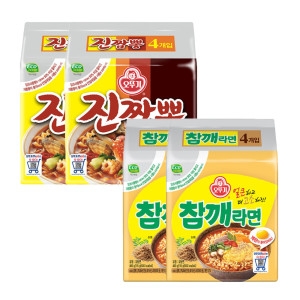 오뚜기  진짬뽕8개 + 참깨라면8개