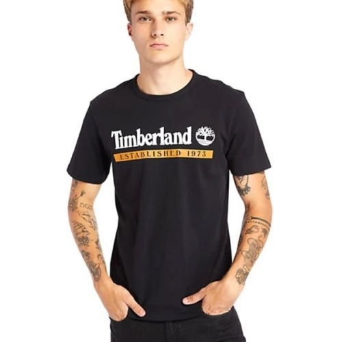 팀버랜드 남성 Established 1973 반팔 블랙_TB0A2BV6P560