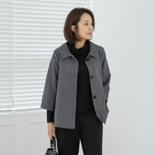 마담4060 엄마옷 자켓 로라카라-YJK2408009-중년여성의류 50대