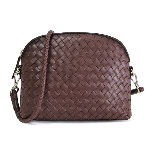 드래곤디퓨전 청키 펠리니 포셰트 크로스백 숄더백_8011 (DK BROWN)