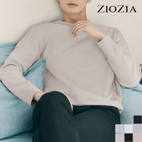 지오지아 스탠다드 라운드넥 긴팔 티셔츠_AEC4TR1101