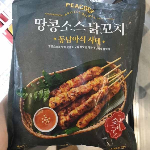 이마트 피코크 땅콩소스 닭꼬치 600g