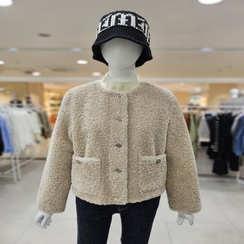 올리브데올리브 노카라 아웃포켓 뽀글이자켓 YM4XJ963