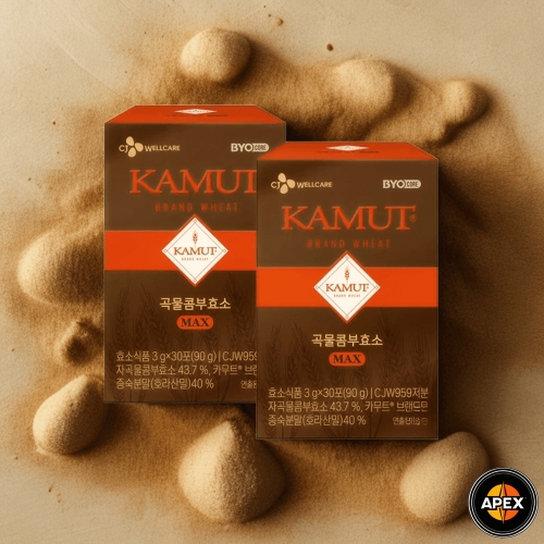 CJ웰케어 카무트 곡물콤부효소 맥스 3g 30포