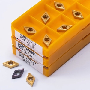 CNC  DCMT070204 US735 UE6020 VP15TF 경질 합금 블레이드 선반 도구 강철 및 스테인레스 스틸 밀링 인서트