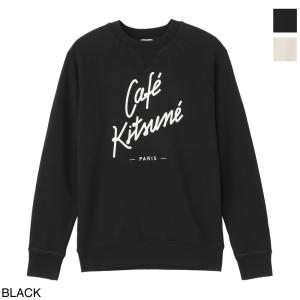 메종키츠네 맨투맨 남여공용 spcku00300 black Cafe Kitsune