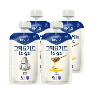 매일유업  매일바이오 그릭요거트 to go 플레인 120g + 허니 120g