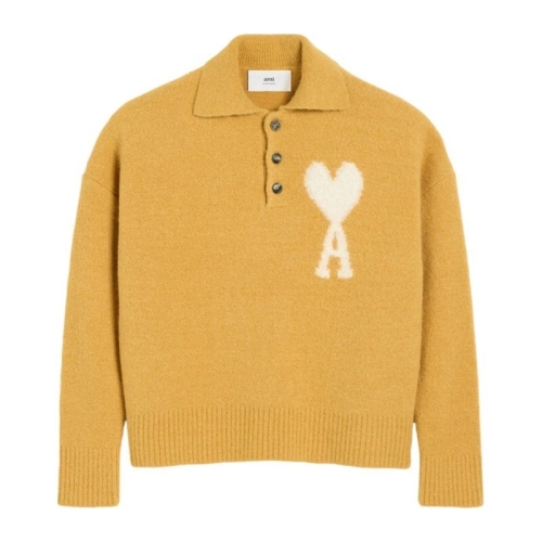 아미 긴팔 티셔츠 UPL325KN0032 724 YELLOW