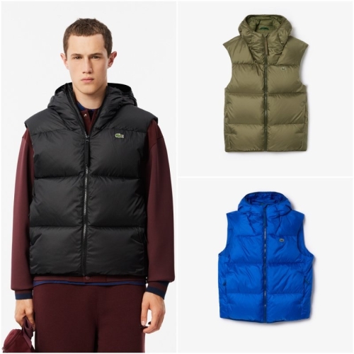 라코스테 남성 립스탑 덕다운 베스트_BH2895-54N
