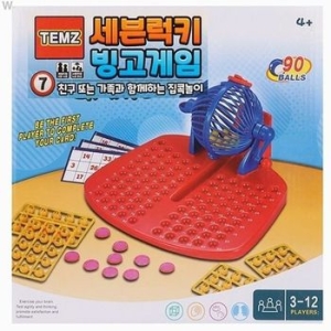 바니랜드 세븐럭키 빙고 보드게임 WF39824