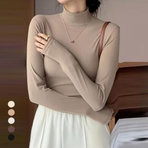 KARRA 웜에센스하이넥티셔츠_A4F0440