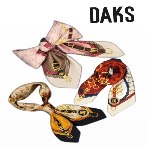 닥스 미니 실크 사각 스카프 FKO011O