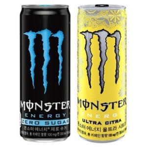 코카콜라음료 몬스터 에너지 제로 슈거 + 시트라 355ml