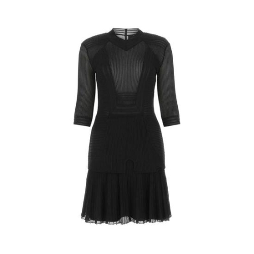 지방시 여성 블랙 Stretch 미니 비스코스 드레스 BW21GR4ZFD 001