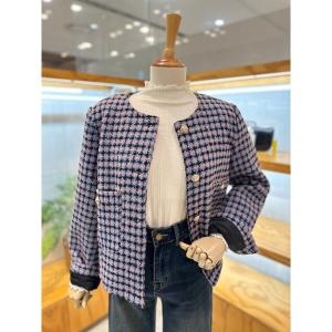 레코브 LC61DXJK535X 컬러 믹스 버튼 자켓