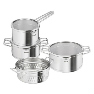 테팔  IH 노르디카 냄비 4종 (편수16+양수18+곰솥24+찜기24)