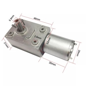 퀵실버 DC 자동 24V 210RPM 웜 고토크 금속 전기 장치 잠금 12V 6V 감속기 장비용 3 자동화 기어 역방향