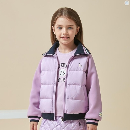 헤지스키즈 하이브리드 덕다운 경량패딩(HTF73JN70G-VI)