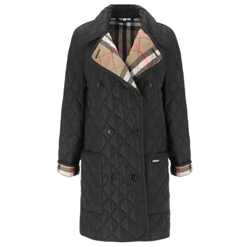 버버리 여성 타이팅 롱 퀼팅 자켓 80841991