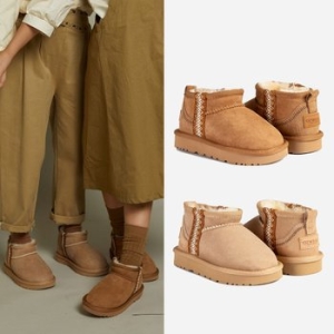 UGG 호즈 오즈웨어 키즈 시드니 플랫폼 울트라 미니 털 부츠 OB800K