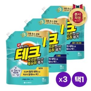 테크 호르몬 특유취 제거 액체세제 겸용 리필 2L