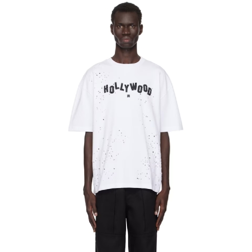 아미리 화이트 할리우드 샷건 티셔츠 242886M213051