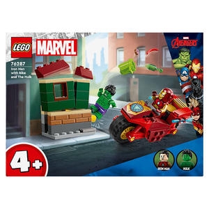 레고  바이크를 탄 아이언맨과 헐크 (76287)