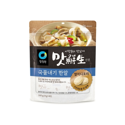 청정원 맛선생 멸치디포리 국물내기한알 160g(4gx40입)