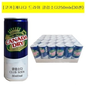 코카콜라음료 캐나다 드라이 클럽소다 250ml