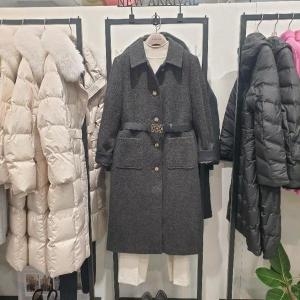 올리비아로렌 HC04 헤링본롱코트 헤링본코트,헤링본핏밸트코트,연말코트 VOPEAYW S11906679